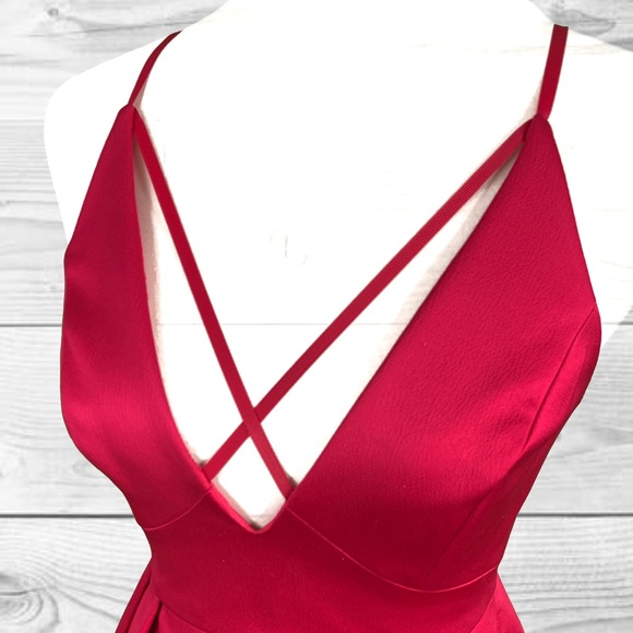 NWT Topshop HOT Pink Dress Size 4** - Picture 2 of 3